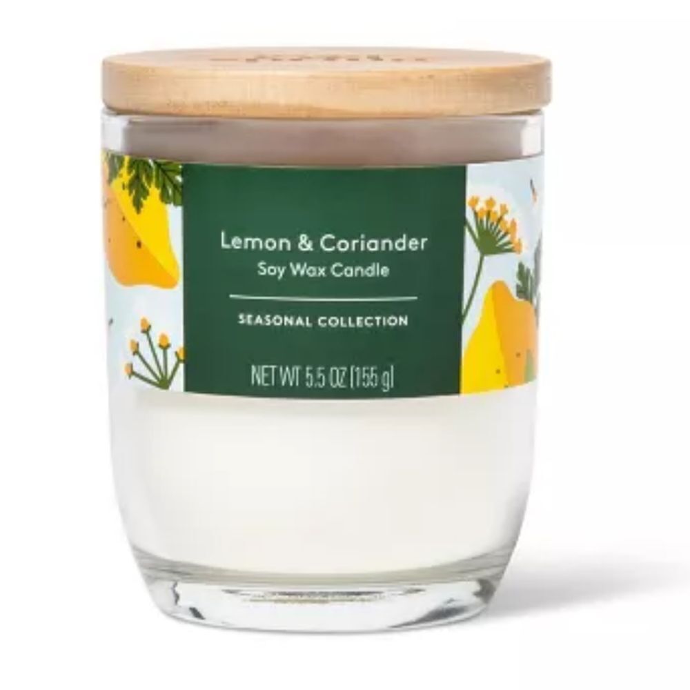 Lemon & Coriander -Flame Candle 5.5oz - Everspring™